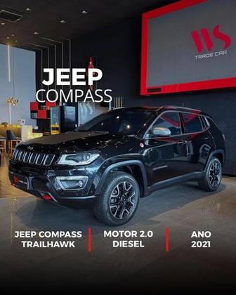 JEEP COMPASS 2.0 16V DIESEL TRAILHAWK 4X4 AUTOMÁTICO JEEP COMPASS 2.0 16V DIESEL TRAILHAWK 4X4 AUTOMÁTICO